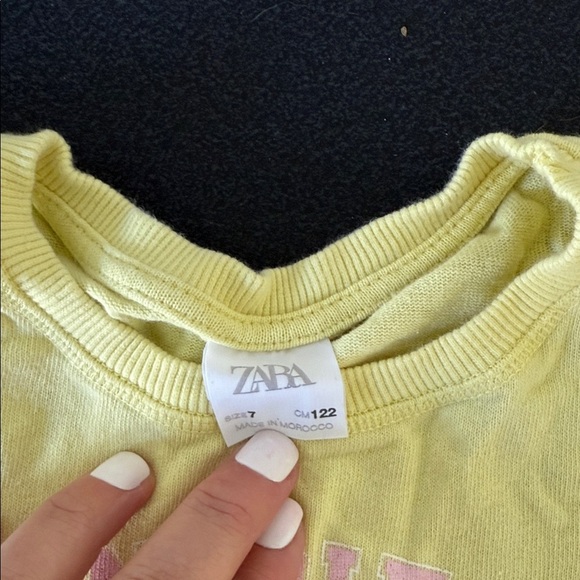Zara Yellow Tank Top with Breathable Fabric - Picture 2 of 2
